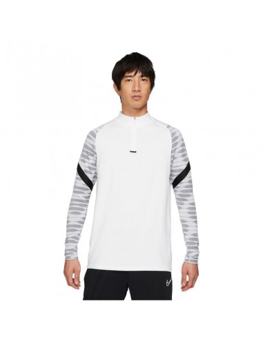 Nike Strike 21 Drill Î‘Î½Î´ÏÎ¹ÎºÎ® ÎœÏ€Î»Î¿ÏÎ¶Î± Dri-Fit Î¼Îµ Î¦ÎµÏÎ¼Î¿Ï…Î¬Ï ÎœÎ±ÎºÏÏ…Î¼Î¬Î½Î¹ÎºÎ· Î›ÎµÏ…ÎºÎ® CW5858-100